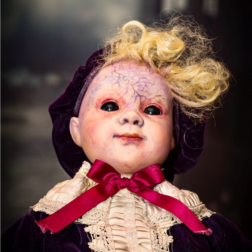 Spooky Haunted Creepy Halloween Boy Doll - Picture 3 of 7